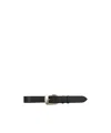 Celine Logo Belt In Black