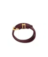 Celine Logo Bracelet In Red