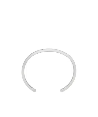 Celine Logo Bracelet In White