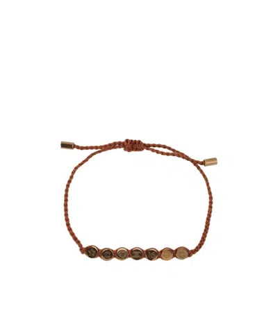Celine Logo Bracelet In Yellow