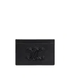 Celine Triomphe Cuir Card Holder In Black