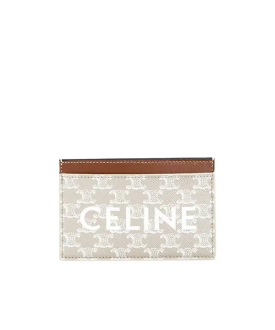 Celine Logo Card Pack In White