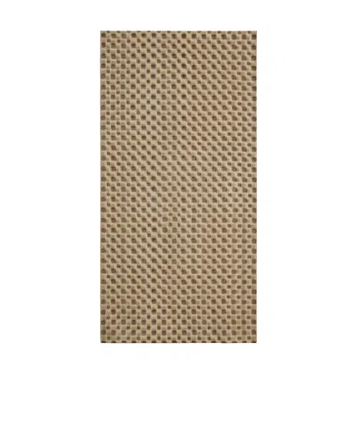 CELINE STOLE IN BISCOTTO-PRINT CASHMERE MUSLIN