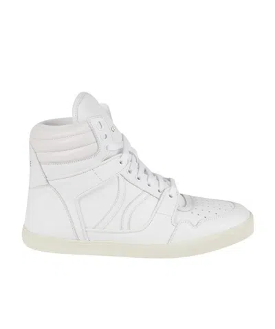 Celine Logo Casual Sneakers In White