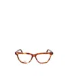 Celine Logo Cat's Eye Flat Lens In Brown