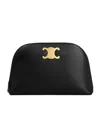 Celine Logo Clutch In Black