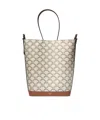 Celine Logo Cross-body Bag In Nude