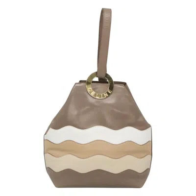 Pre-owned Celine Logo Du Cercle Leather Shoulder Bag () In Multi