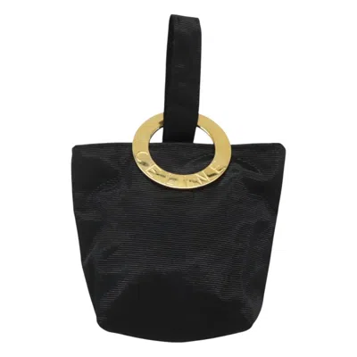 Pre-owned Celine Logo Du Cercle Nylon Clutch Bag ()