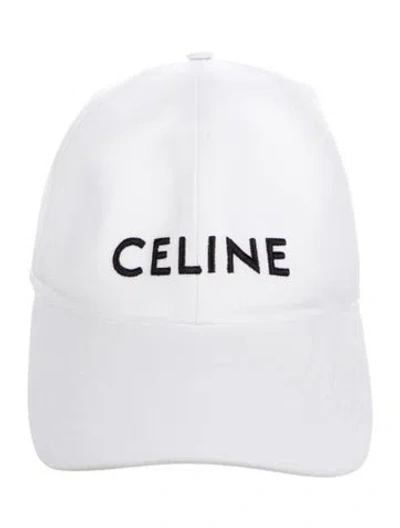 Pre-owned Celine Logo Embroidered Cap In Multi