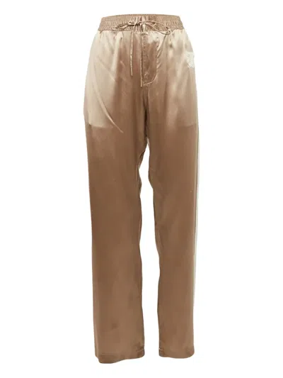 Pre-owned Celine Logo-embroidered Trousers
