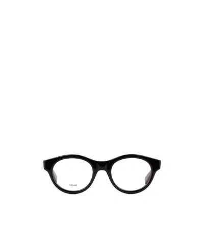 Celine Logo Flat Mirror In Black