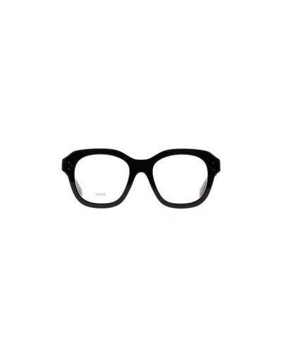 Celine Logo Flat Mirror In Black
