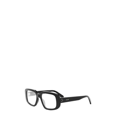 Celine Logo Flat Mirror In Black