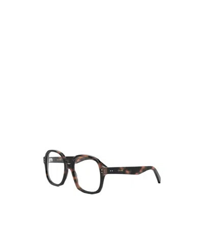 Celine Logo Flat Mirror In Black