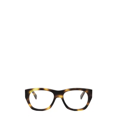 Celine Logo Flat Mirror In Black