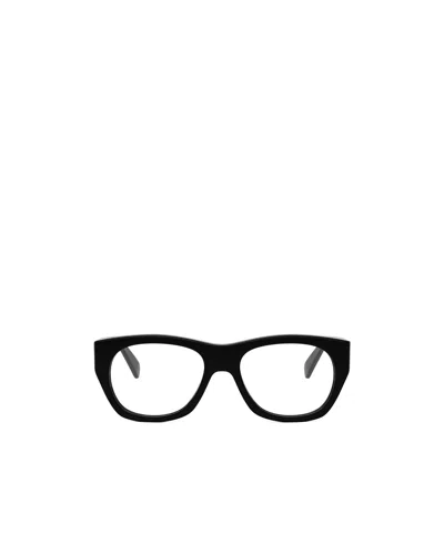 Celine Logo Flat Mirror In Black