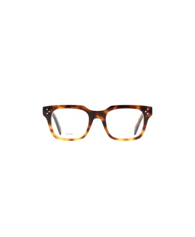 Celine Logo Flat Mirror In Brown