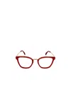 Celine Logo Flat Mirror In Red