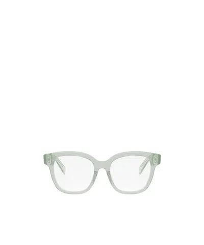 Celine Logo Flat Mirror In White