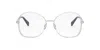Celine Logo Flat Mirror In White