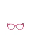 Celine Logo Glasses In Pink