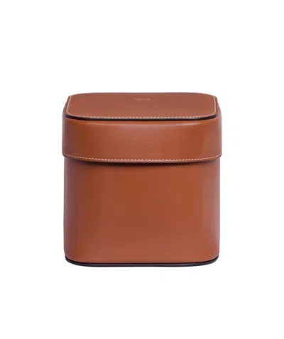 Celine Logo Glossy Gift Box In Brown