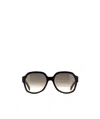 Celine Logo Gradient Sunglasses In Black