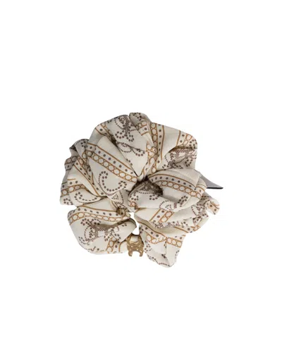 Celine Logo Hair Accessories In Yellow