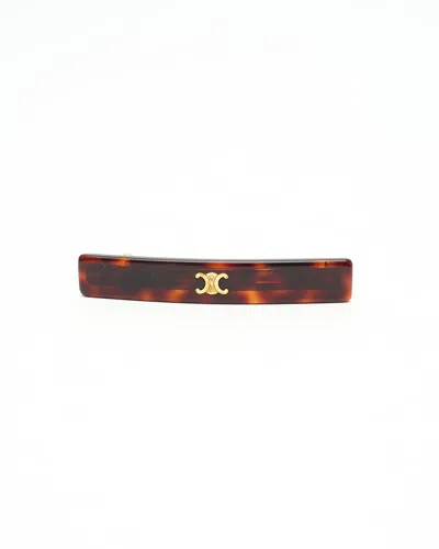 Celine Céline Logo Hair Clip