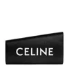 Celine Logo Hand-held Bag In Black