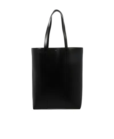Celine Logo Handbag In Black