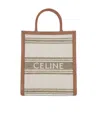 Celine Logo Handbag In Nude
