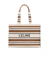 Celine Logo Handbag In Nude