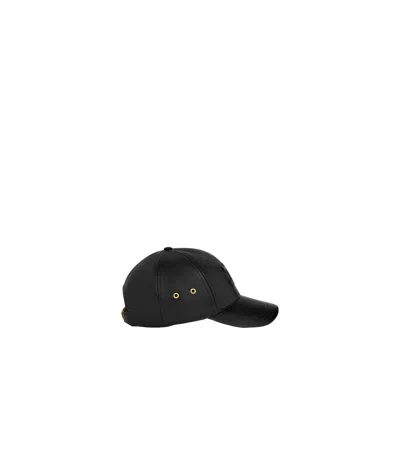Celine Logo Hat In Black