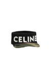 Celine Logo Hat In Black