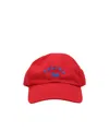 Celine Logo Hat In Red