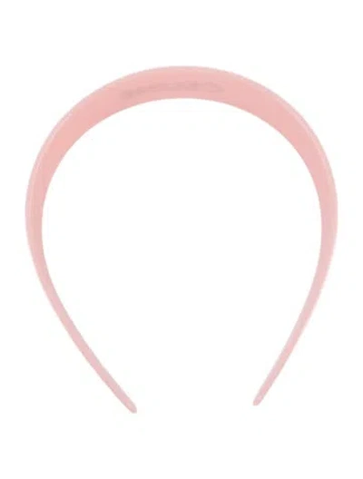 Pre-owned Celine Logo Headband In Pink