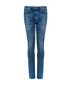 Celine Logo Jeans In Blue