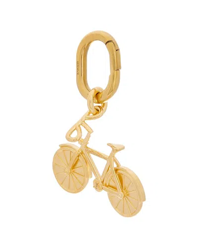 Celine Logo Key Charm In Gold