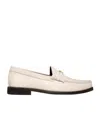 Celine Logo Loafers In Nude