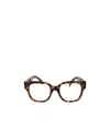 Celine Logo Logo Flat Light Mirror In Brown