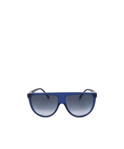 Celine Logo Logo Sunglasses In Blue