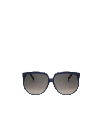 Celine Logo Logo Sunglasses In Gray