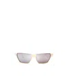 Celine Logo Logo Sunglasses In Nude