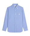 Celine Logo Long-sleeved Shirt In Blue