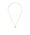 Celine Logo Necklace In Yellow