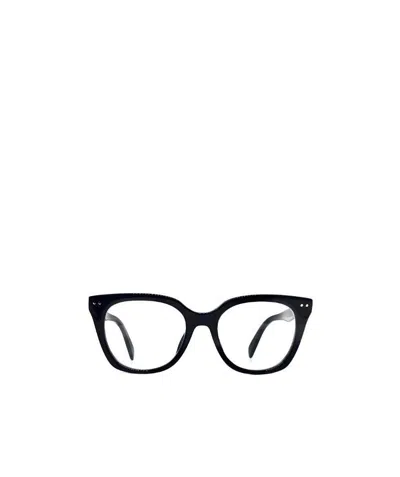Celine Logo Optical Glasses In Black