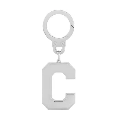 Celine Logo Pendant In White