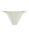 Celine Logo Plain Knitted Bikini In White